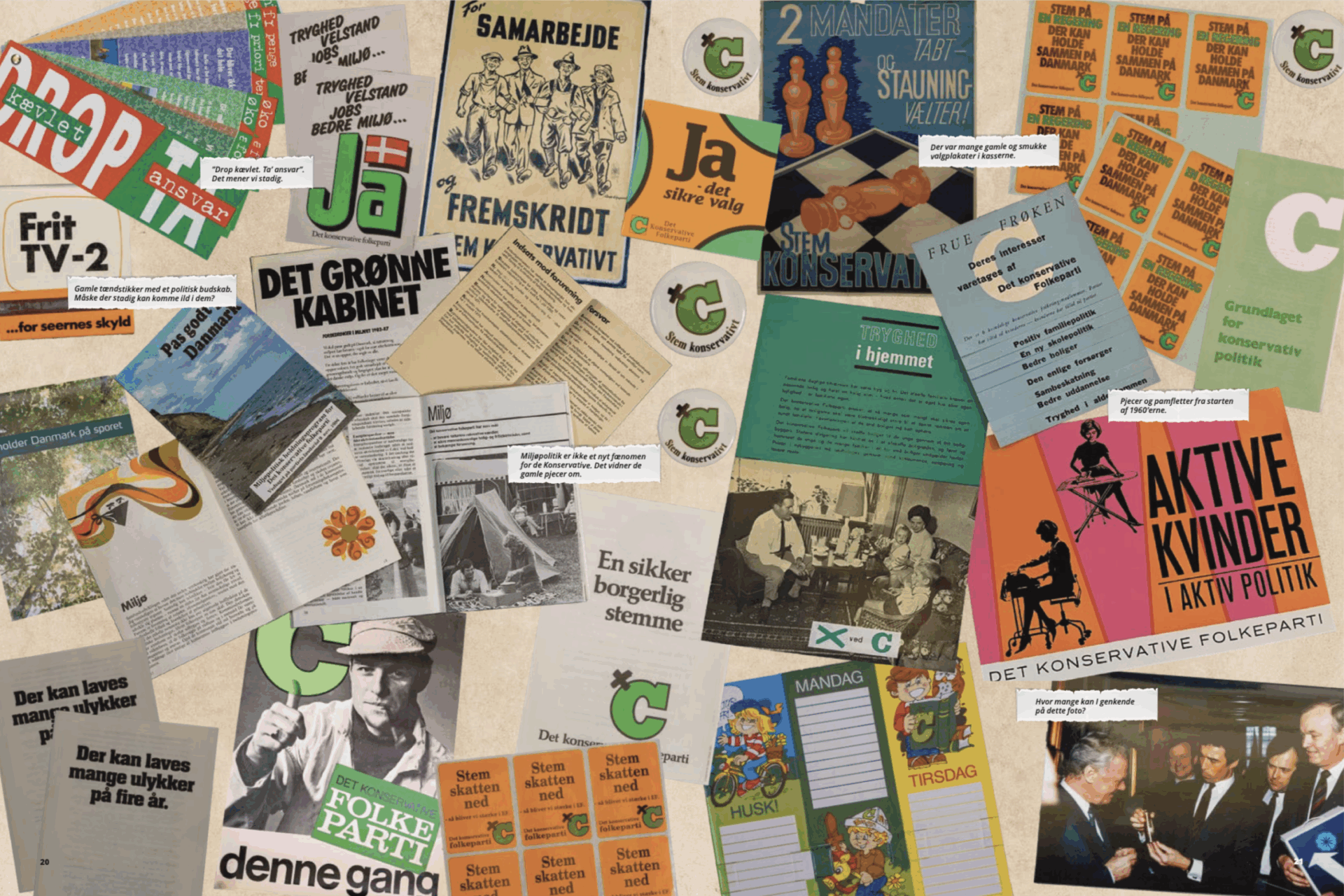 Kom en tur med i partiets historiske arkiv